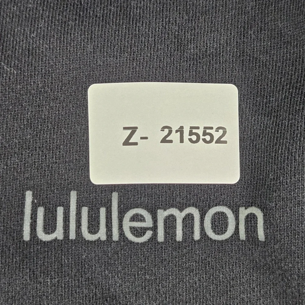 Lululemon Women Sweatshirt 10 Black Activewear Logo Softstreme Pullover